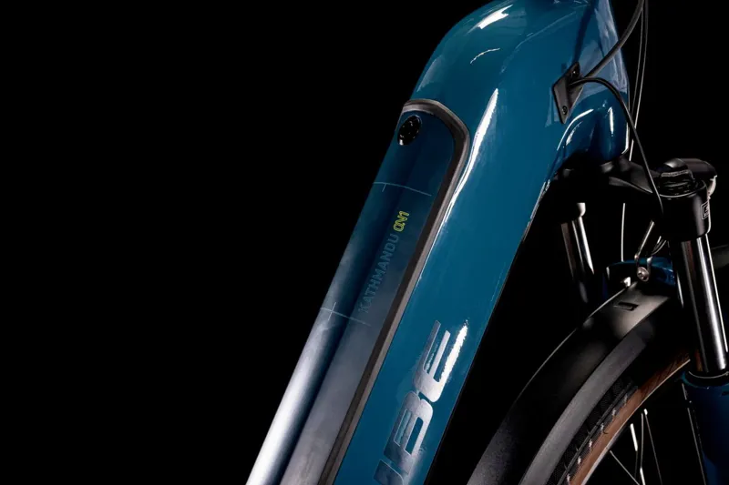 Cube Kathmandu Hybrid One 625 Electric Bike 2022 Teal/Lime -1